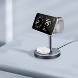 Wireless Charger 3 in 1 Super Fast Charging Station Compatible with Phone Watch Earbuds