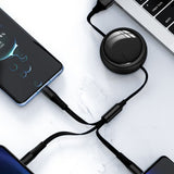 3-in-2 Retractable Multi Charging Cable USB-C Phone Charger