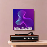 2PCS Vinyl Records Now Playing Display Shelf Vinyl Record Storage Wall Display Shelf White