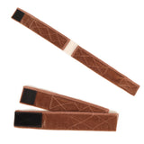 2 PCS Wig Grip Adjustable HeadBand Velvet Elastic Comfort Fastern Wig Band Brown