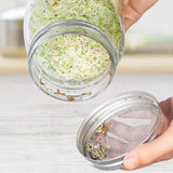 Stainless Steel Sprouting Lid with Mesh for 32oz Mason Jars