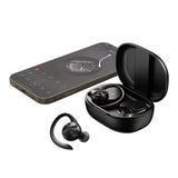 Wireless Bluetooth Earphones Ear Hoop Headphones Sport Gym Earbuds with Mic