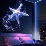 6PCS Projection Light USB Star Night Light with Replaceable Slides for Bedroom Decor