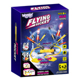Dueling Rocket Launcher Toy Set with 8 Foam Rockets