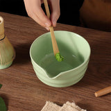 Matcha Tea Set 5 Piece Traditional Tea Ceremony Kit Green