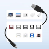 3 PCS USB Charging Cables Compatible with Nintendo 3DS XL 2DS XL DSi