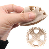 Set of 2Pcs Egg Cleaning Brush Fresh Egg Scrubber Reusable Egg Washing Tools Khaki