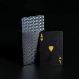 Waterproof Playing Cards – Black & Gold Skull Design Poker Deck