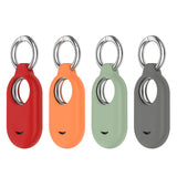 4 Pack Silicone Cases Compatible with Samsung Galaxy SmartTag2 Protective Covers with Key Rings Style 2
