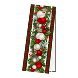 Linen Christmas Table Runner Long Farmhouse Holiday Table Decor for Kitchen Home Style 1