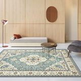 Retro Floor Mat Anti-Slip Floormat Home Room Office Decoration Style 3