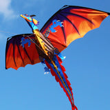 1.4m 3D Dragon Kite with 100m Flying Line for Outdoor Fun
