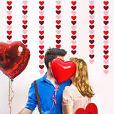 Felt Heart Garland Banner for Valentine's Day Weddings & Party Decorations Style 1