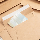 50 PCS Thick Kraft Paper Self Adhesive Envelopes for Cards Photos Brown