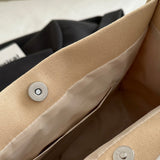 Large Canvas Tote Bag for Women Multi-Pocket Crossbody Bag Work Bible Messenger Purse Khaki