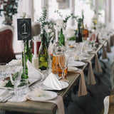 10 PCS Polyester Satin Dinner Napkins for Weddings Hotels Dining White