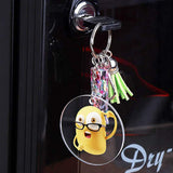 120 PCS Clear Acrylic Blank Keychain Pendant DIY Craft Set