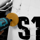 2 PCS Car Decal Remover Rubber Eraser Wheel Tool for Drill Adhesive Pinstripe Sticker