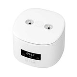 350ml Rechargeable Ultrasonic Cleaner 55kHz with 3 Modes Blue Light White
