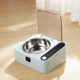 Smart Cat Food Bowl Stainless Steel Auto Lid Rechargeable Sensor