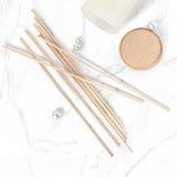 100 PCS Polyester Reed Diffuser Sticks Fiber Replacement Beige