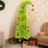 Whimsical Bendable Artificial Christmas Tree for Holiday Home Decorations