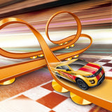 1.9m Track Car Set with Suction Cups Racing Toy Fun