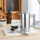 French Press Surgical Stainless Steel  304 Stainless Steel Double-Wall Insulated for Camping and Home