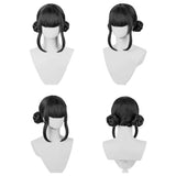 Cosplay Wig for Girls Cartoon Role Play Costume & Halloween Party Gift Black