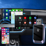Mini Wireless CarPlay Adapter – Plug & Play for Factory Wired CarPlay Cars iOS 10+