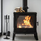 5 PCS Iron Fireplace Set Utility Tool Set For Indoor And Outdoor Use