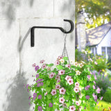2PCS Rustproof Iron Plant Hooks Duty Plant Hooks for Wall Plant Hangers Outdoor for Outside