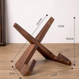 4 PCS Bowl Display Stand Wooden Plate Stands Plate Stand for Plates Bowls Photos