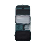 PU Leather Multifunctional Toiletry Bag Hanging Travel Organizer Makeup Cosmetic Case Green