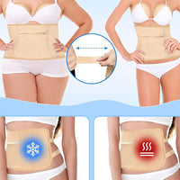 10Pcs Set Reusable Castor Oil Pack Wraps with Adjustable Elastic Straps for Neck Shoulder Chest Waist Knee Feet