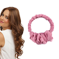 Heatless Curling Scrunchie No Heat Hair Roller for Long Hair Pink
