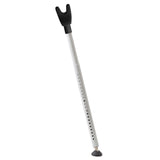 Adjustable Door Security Bar Sliding Stopper Bar for Home Apartment Travel Hotel White