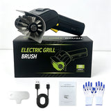 Electric Grill Brush for Outdoor BBQ Grill Cleaner with 2000mAh Battery and 600rpm for Barbecue Grates