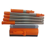 2PCS 2 in 1 Squeegee Window Cleaner with Long Handle for  Glass Shower