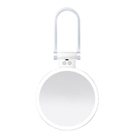 Double-Sided 1X/30X Magnifying Foldable Makeup Mirror with 3 Color Lights