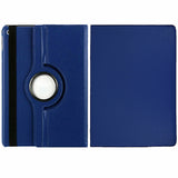 360 Degree Rotating PU Leather Case Compatible With iPad 10th and 11th Gen A16 Dark Blue