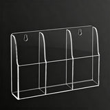 No Drill Wall Mount Remote Control Holder Adhesive Storage Organiser for TV Air Conditioner Remote Accessories