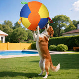 Dog Herding Ball Outdoor with Reinforced Oxford Fabric and Slow Deflation Multicolor