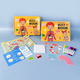 Montessori Human Body Anatomy Busy Book Educational Activity Book