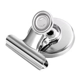 12 PCS Metal Fridge Clips for Photo Plan Refrigerator Clips for Home School Office Silver
