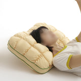Fluffy Pillow Breathable Cute Pineapple Puff Pillow for Bedroom Sofa Yellow