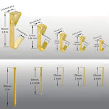136 PCS Picture Hanging Kit Metal Picture Hanging Hooks with Nails on Drywall