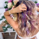 Hair Tinsel 18 Colors Kit for Girls Fairy Tinsel Hair Extensions Christmas Party Festival