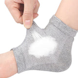 5 Pairs Toeless Gel Heel Socks – Foot Skin Care Protectors for Dry Cracked Feet