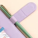 A6 Refillable Binder Notebook Detachable Planner for School Office & Travel Purple